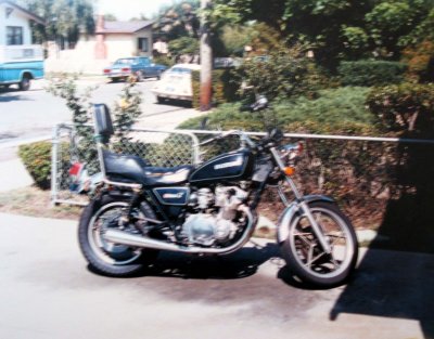 Martin's 1980 Suzuki 550 L motorcycle