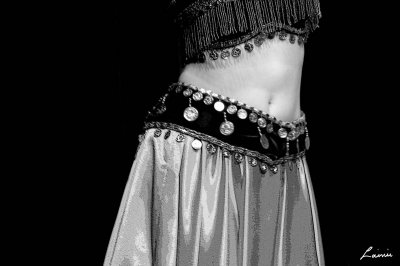 belly dance 3  B&W