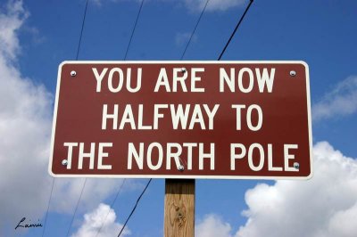 half way to North Pole
