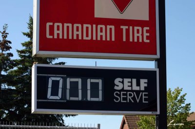cheap gas if you pump it yourself