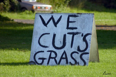 we cuts grass 
