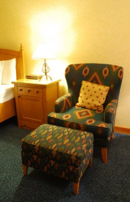 Hotel room chair