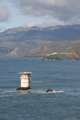 Mile Rock and Point Bonita Lighthouse