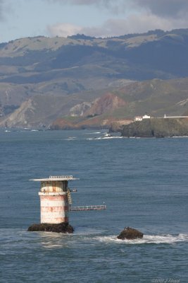 Mile Rock and Point Bonita Lighthouse