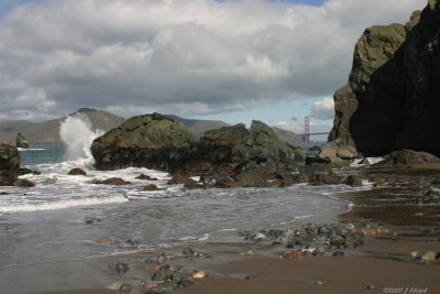 View from Mile Rock Beach