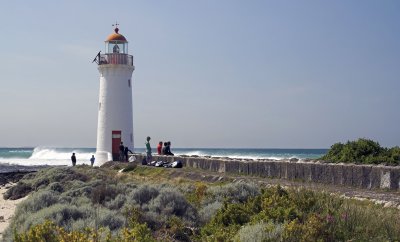 Port Fairy Lighthouse  surfers.jpg