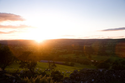 Sunset, Wensley