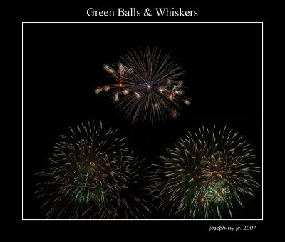 Green Balls and Whiskers