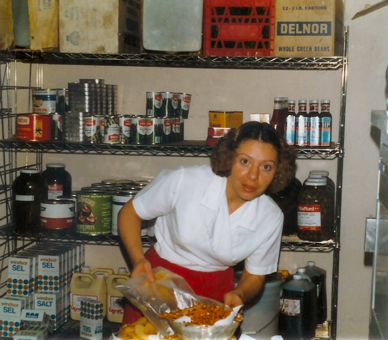 Melinda at Banf Springs Hotel 1979