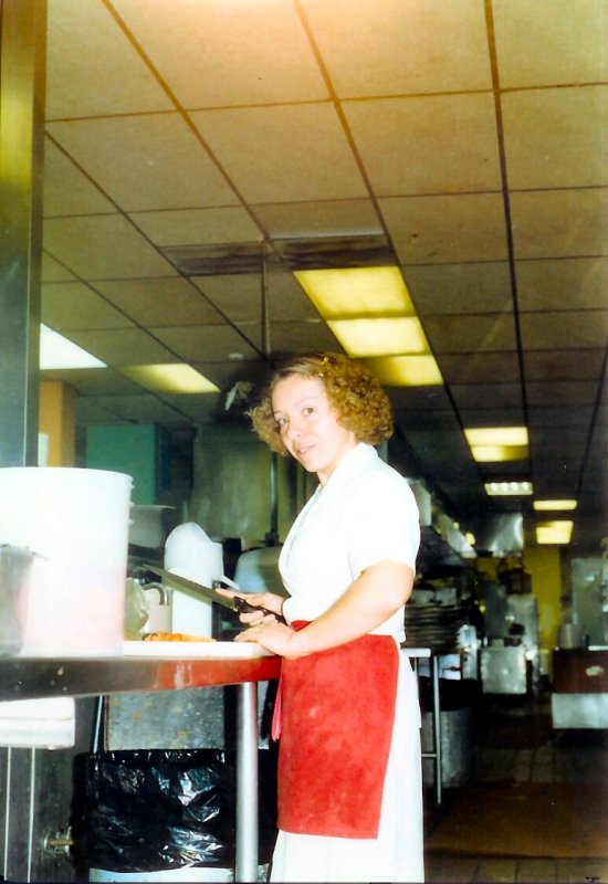 Melinda at the Banf Springs Hotel 1979