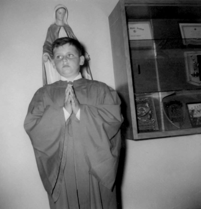 David at his confirmation