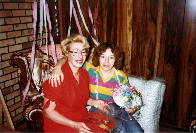 Melinda's Wedding Shower with Mom 1984