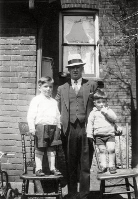 Pat, Mike & Grandpa (William) McCallen
