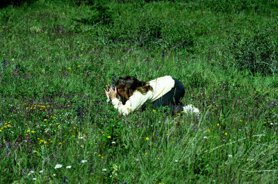 Melinda in the Yukon 1989