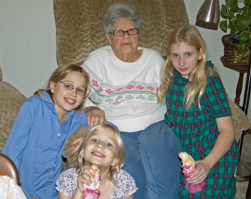 Grandmother and the Girls