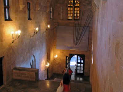 From the top of the stairway