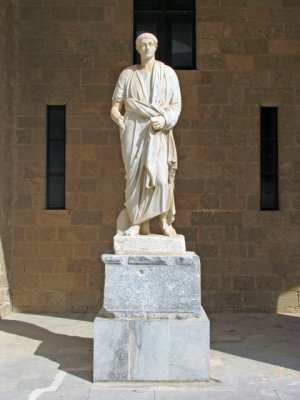 Statue in central courtyard