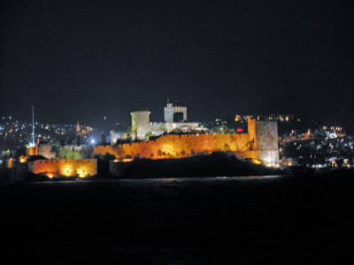 Castle at night