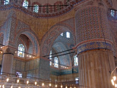 In the Blue Mosque