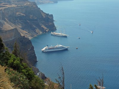 From Fira on Santorini