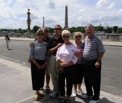Our group at Place de la Concorde