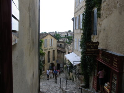 Very steep stairs in St. Emilion