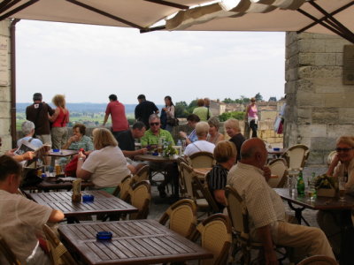 Refreshments in the town square