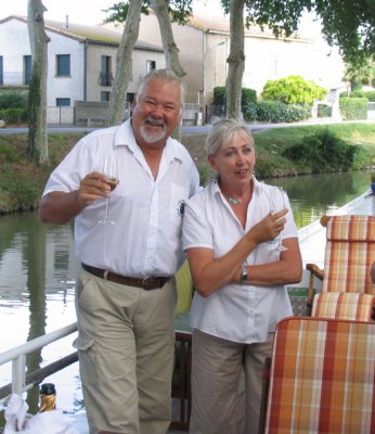 Liz and Rene welcome us