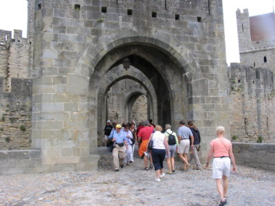 Main gate into Carcassonne