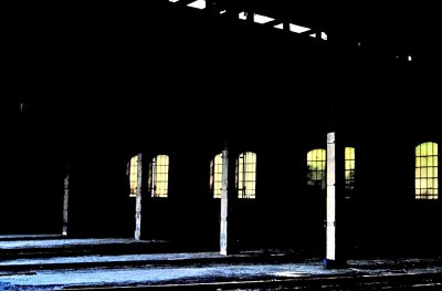 The empty depot.