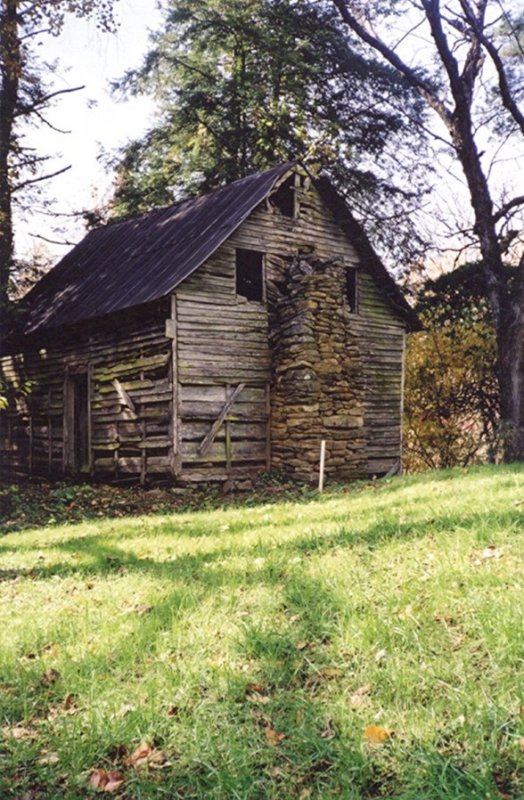 Old cabin on Hogback Mountain, 2001