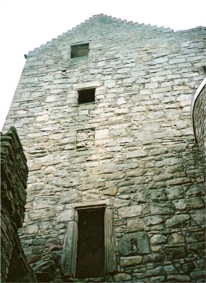 Craig Millar Castle, Tower House, interior wall