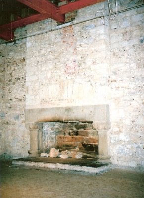 Stirling Castle, the Kings Guard Hall, fireplace