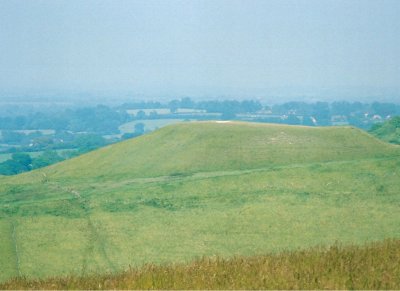 Dragon Hill, just below the Uffington White Horse