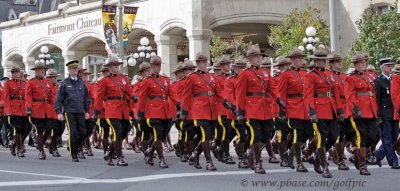 RCMP procession