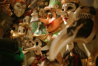 Masks in a shop (Venice, Italy)