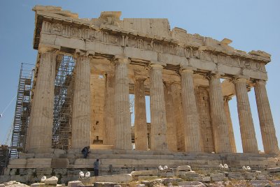 The Parthenon in renovation - Athens