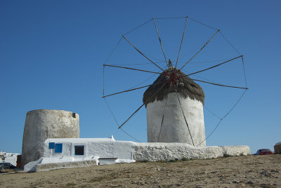 Windmill from another angle - Mykonos Island