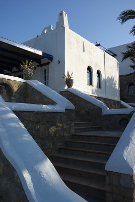 A view inside the San Marco Hotel, Mykonos