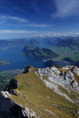 A view from Mount Pilatus