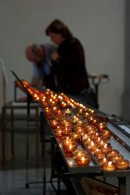 Prayers in the Church of St. Gallen