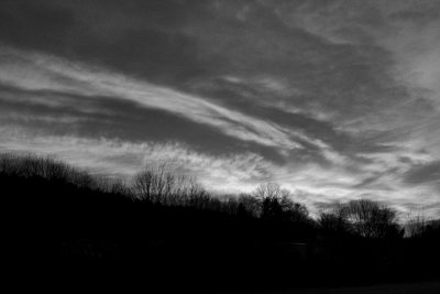 Sunrise in Black and White