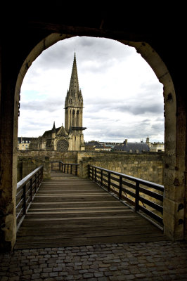 Caen Castle entrance