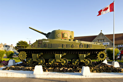 Sherman Tank at Courseulles sur Mer - Juno Beach