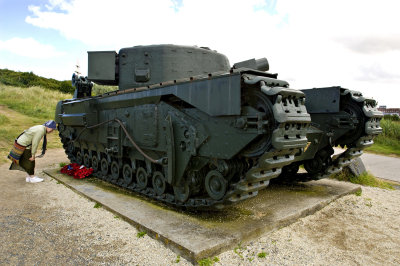 Churchill Tank at Graye sur Mer