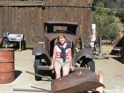 the old banger and Carol.JPG