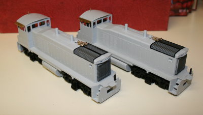 Models of Southern Railway of BC equipment