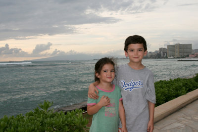 Kids in Oahu