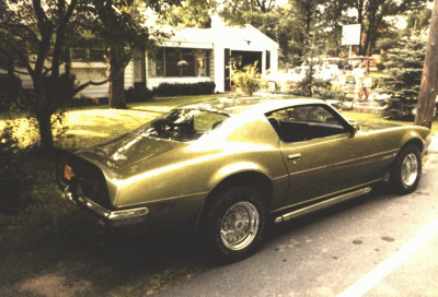1978 My Car - 73 Firebird, @ parents House, Mt Elam Rd, Fitchburg