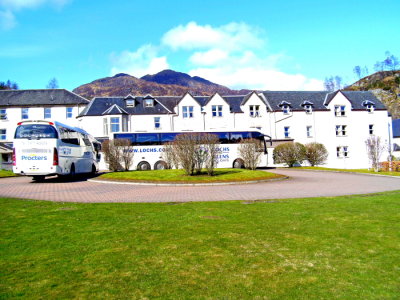 (MX59 XJT) Glen Spean & Proctors (SN08 CNF) @ Loch Achray Hotel, Scotland